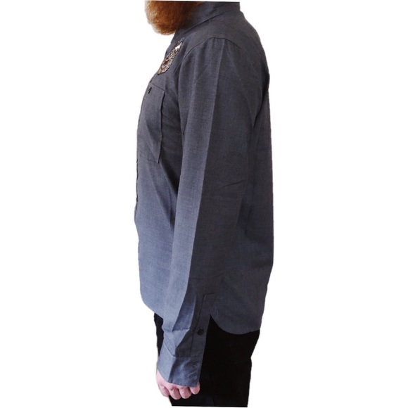 Men’s Iron Fist Havana TigersWoven Button Up - Picture 6 of 7